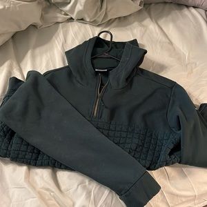 Columbia Green Quilted Hoodie Jacket